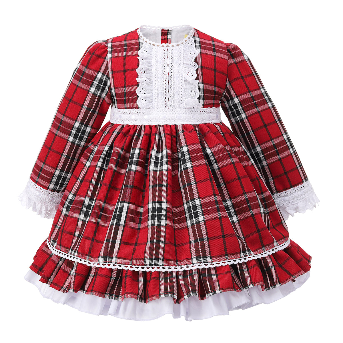 Tartan dress and nickers