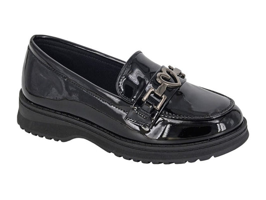 Girls school loafer shoes