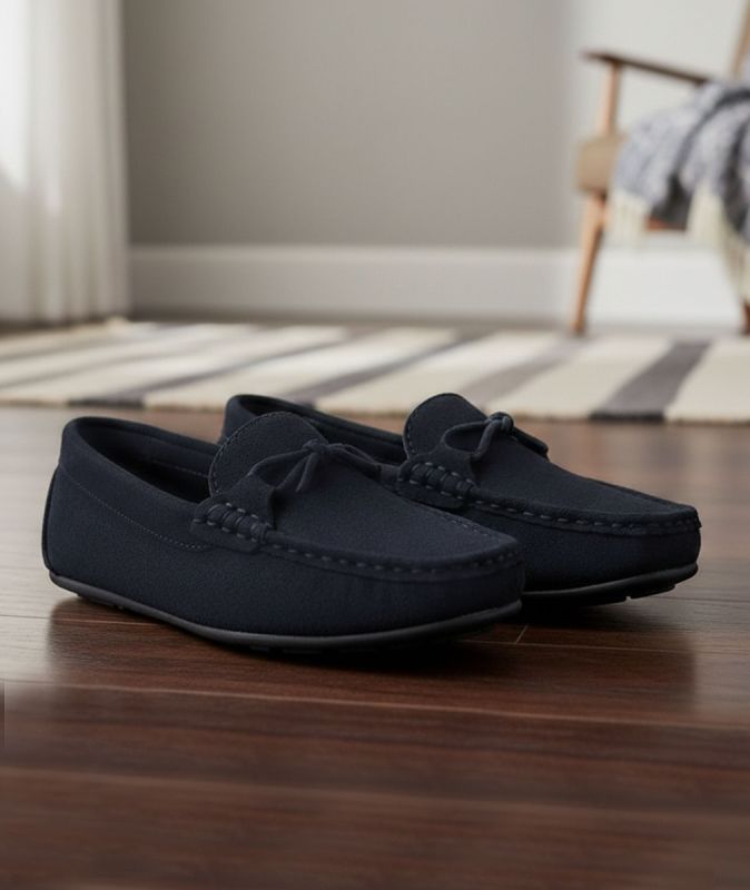 Boys suede moccasin