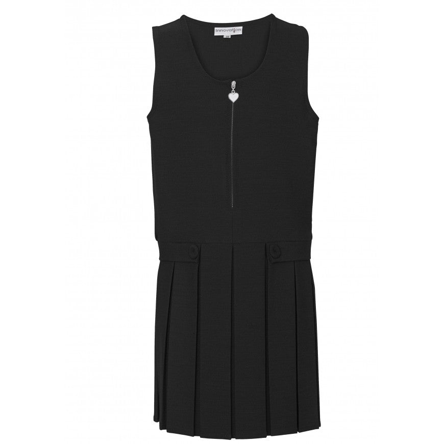 Girls Box Pleat Pinafore