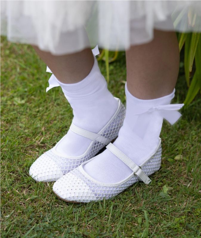 White communion shoe