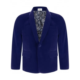Boys velvet blazer