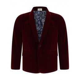Boys velvet blazer