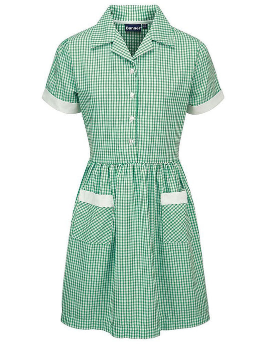 Gingham school summer dress