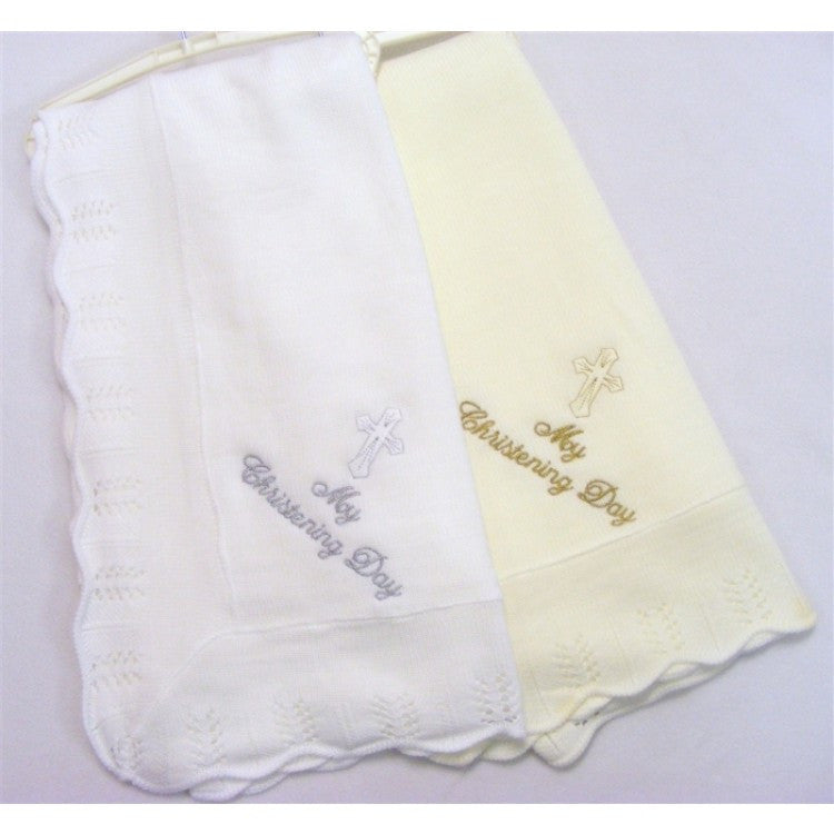 Christening shawl