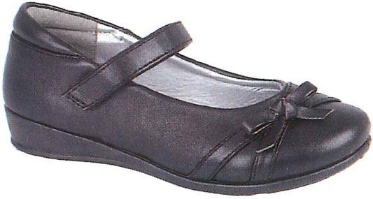 Girls Velcro school Shoe