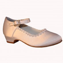 Satin girls Communion shoe