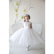 White kelly communion dress