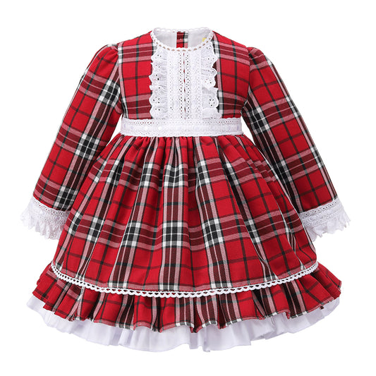 Tartan dress and nickers