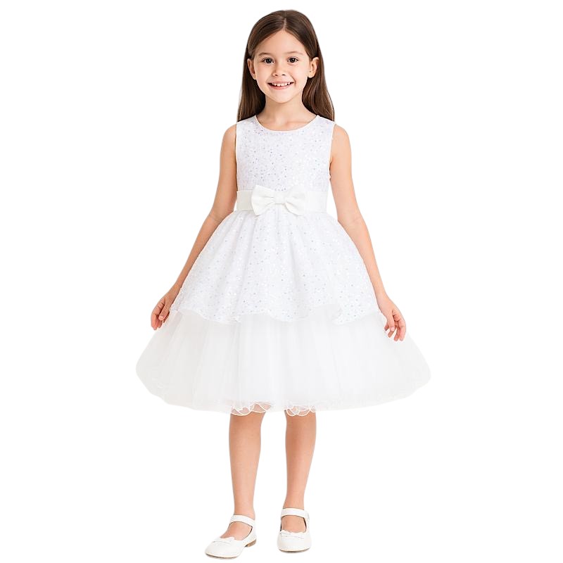 White Peplum Dress