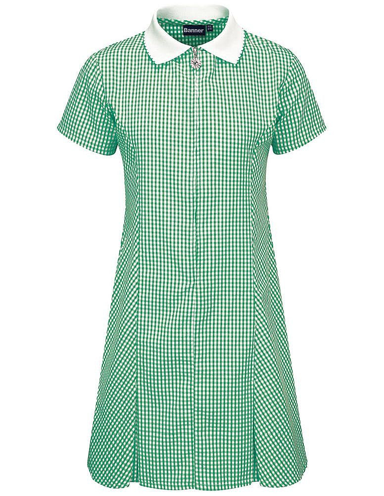 School check summer dress