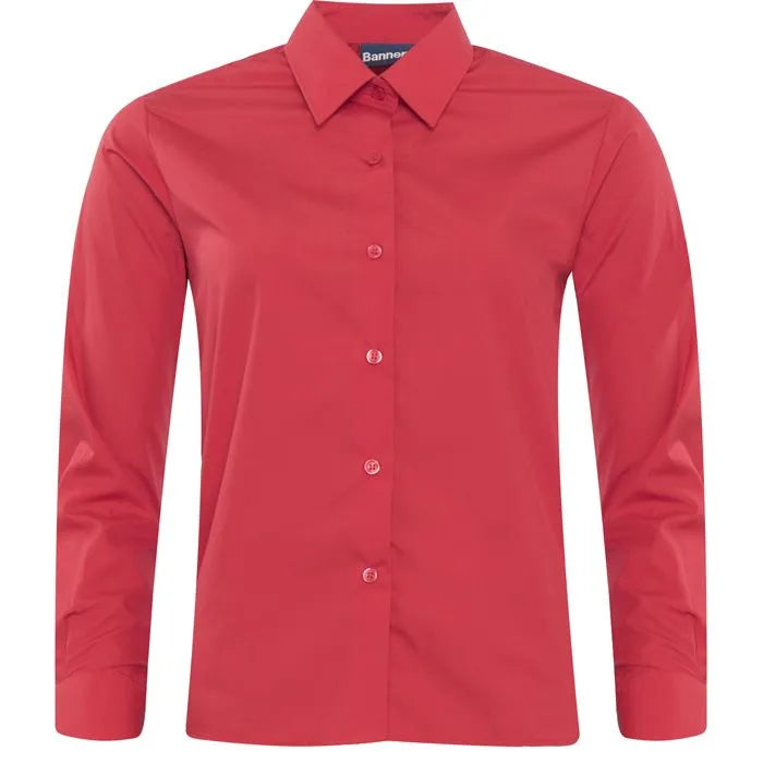 Long sleeve school blouse