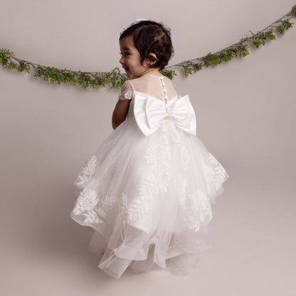Christening dress with train