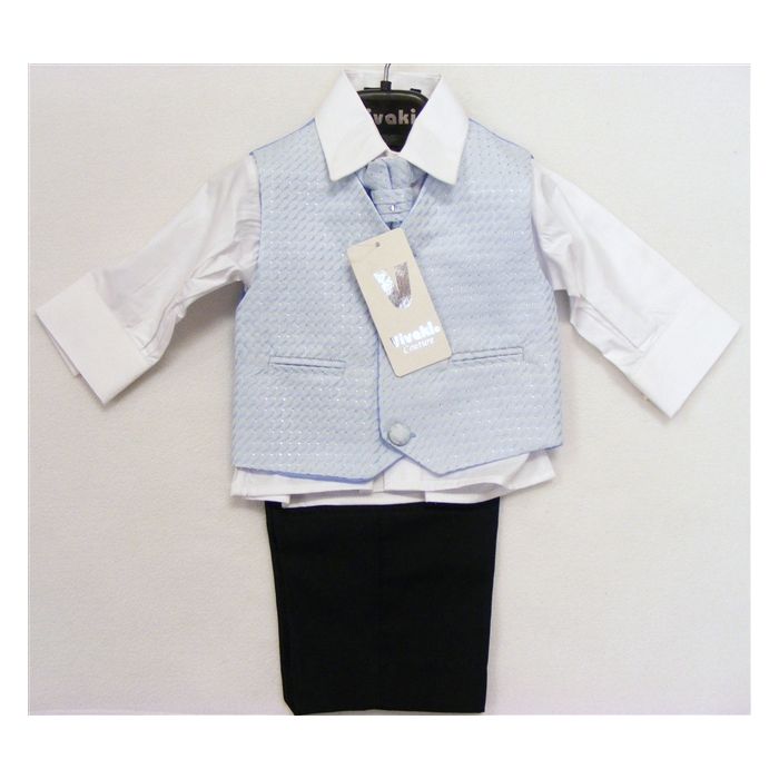 White waistcoat suit