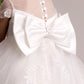 Christening dress with train