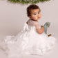 Christening dress with train