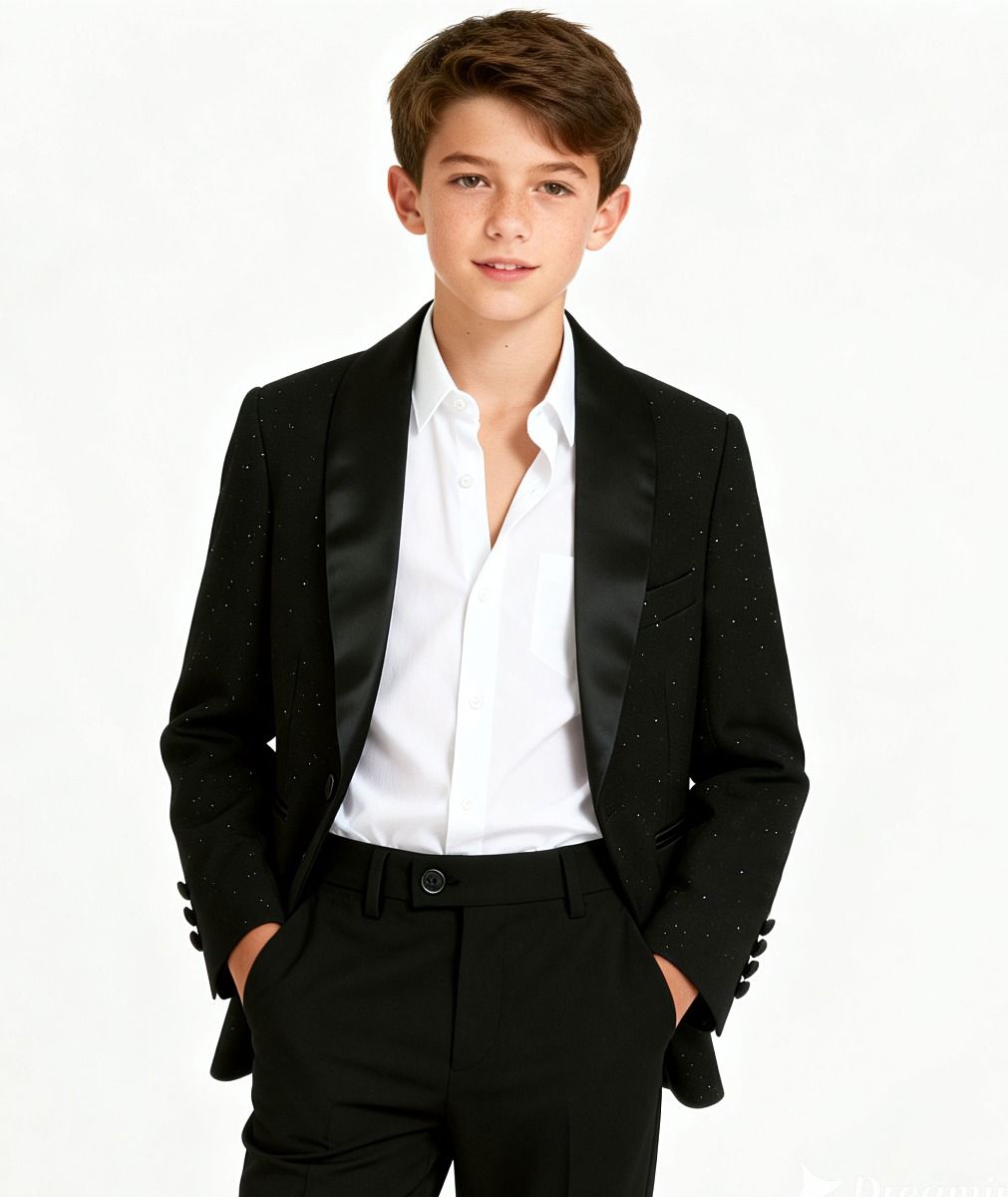 Boys black tuxedo