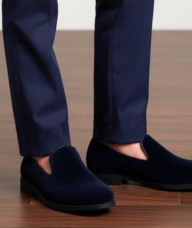 Boys Velvet dress shoes