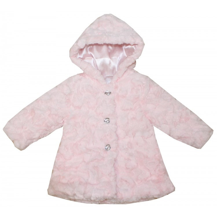 Plush fur coat