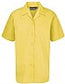 Revere collar short sleeve blouse