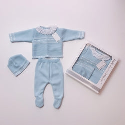 Knitted baby4pc set