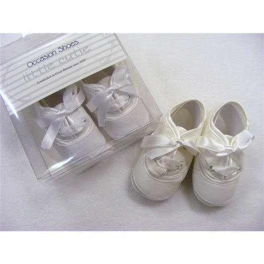 Satin baby  Christening shoes
