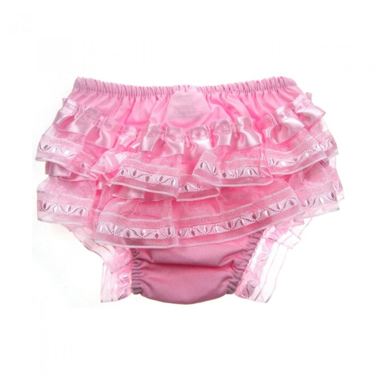 Satin frilly nickers