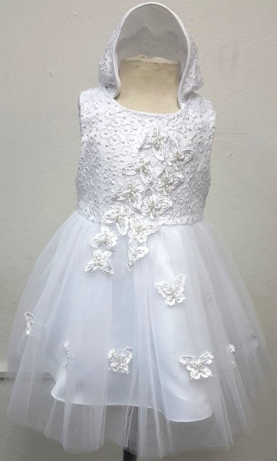 White dress christening dress