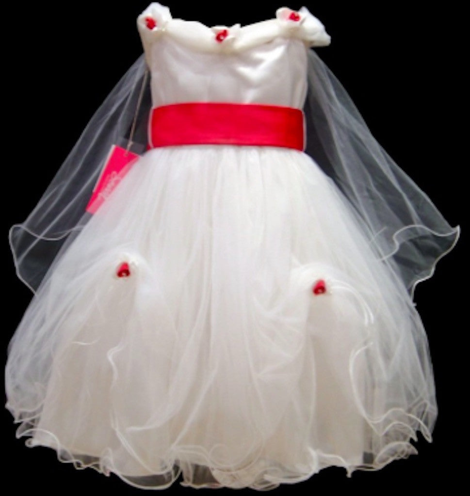 Girls Flower Bridesmaid Dress