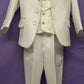 White Four piece boys suit.