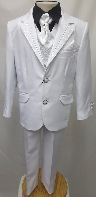 Boys 4pc white suit