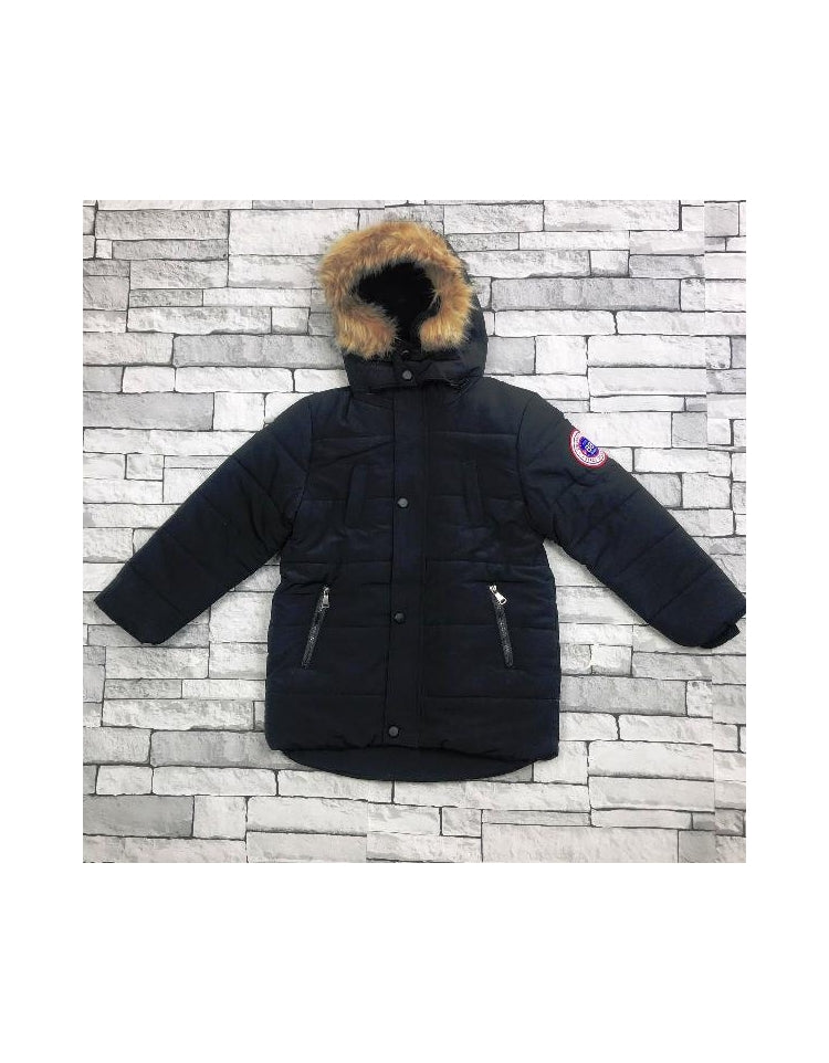 Girls winter school coat T01